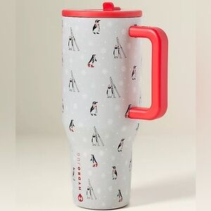 40 oz HydroJug Flurry Pattern Bottle (Penguin Ski Pattern)